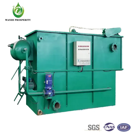 Se mejora el estándar de flotación por aire disuelto para la eliminación de Tss de las aguas residuales de descarga